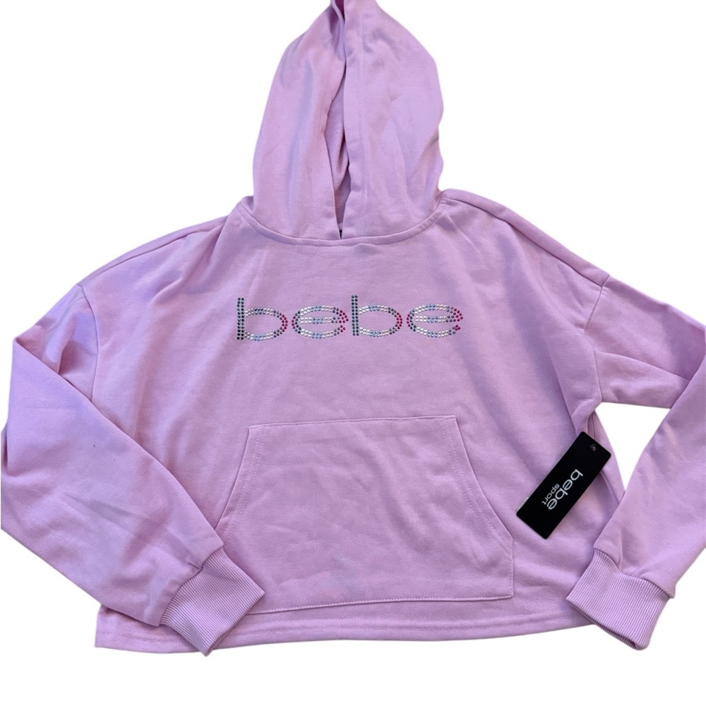 Bebe Sport Light Purple Hoodie NWT